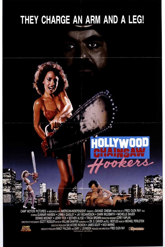 Hollywood Chainsaw Hookers Large Poster