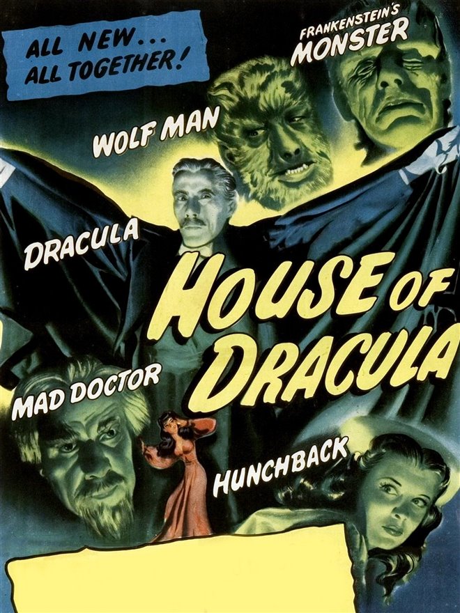 House of Dracula Large Poster