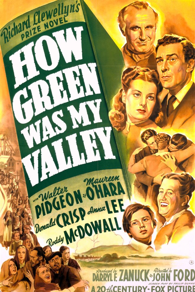 How Green Was My Valley Large Poster