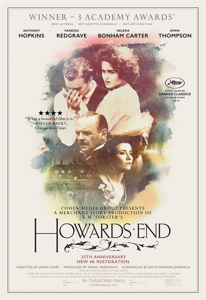 Howards End - Restored in 4K Large Poster