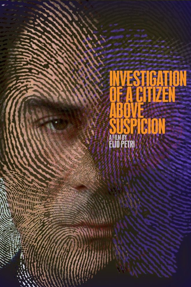 Investigation of a Citizen Above Suspicion Large Poster