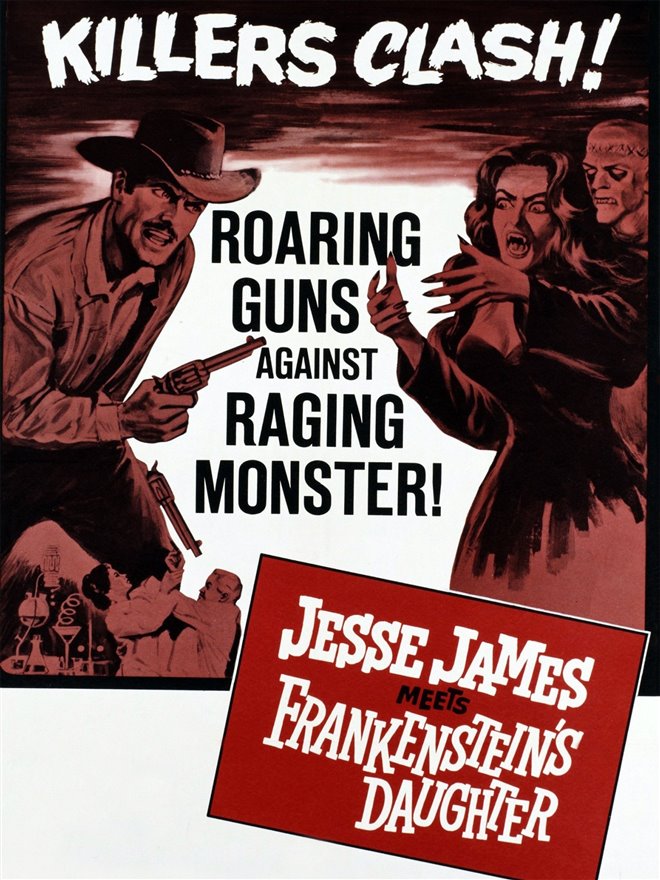 Jesse James Meets Frankenstein's Daughter Large Poster