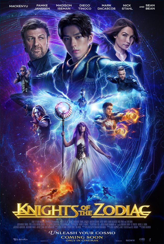 Knights of the Zodiac movie large poster.