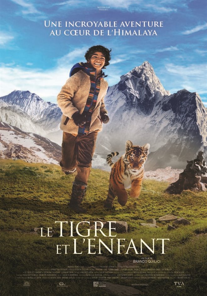 Le tigre et l'enfant Large Poster