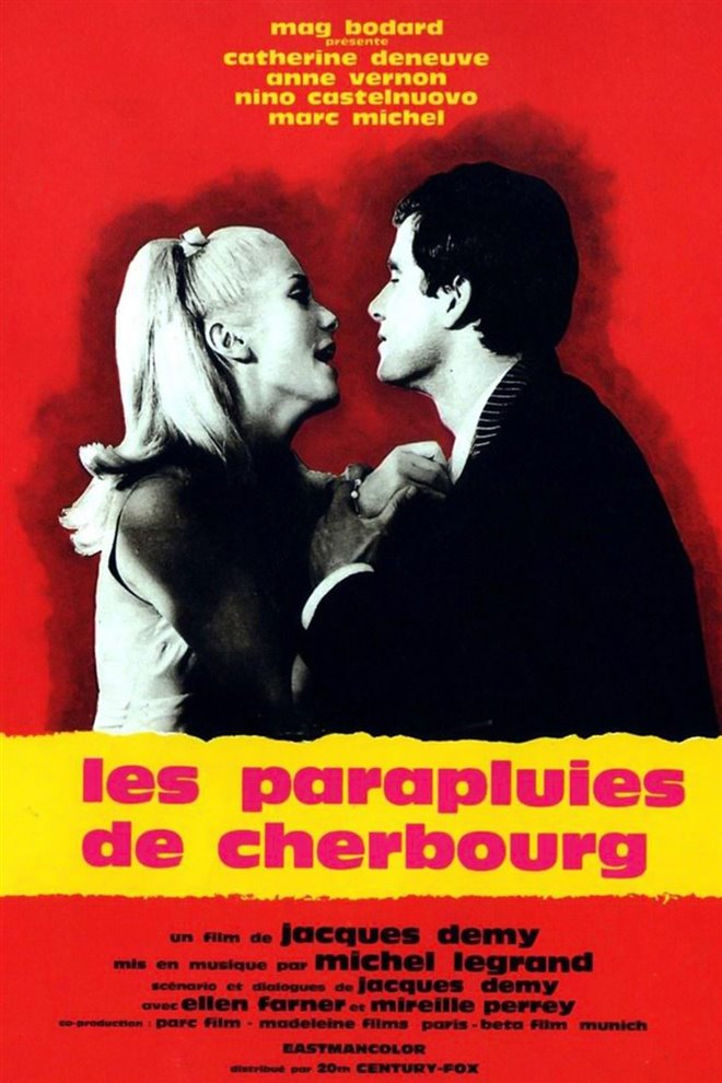 Les parapluies de Cherbourg Large Poster