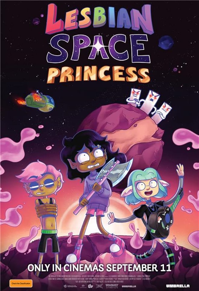 Lesbian Space Princess Large Poster