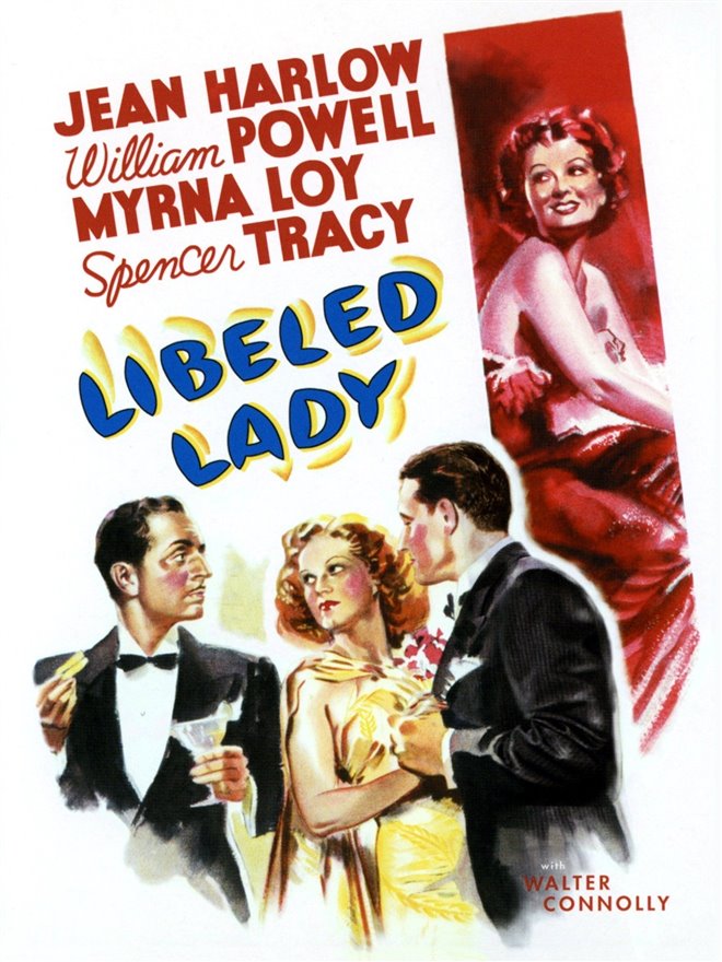 Libeled Lady (1936) Large Poster