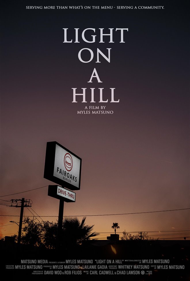Light on a Hill Large Poster