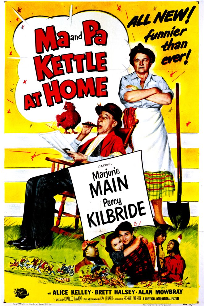 Ma and Pa Kettle at Home Large Poster