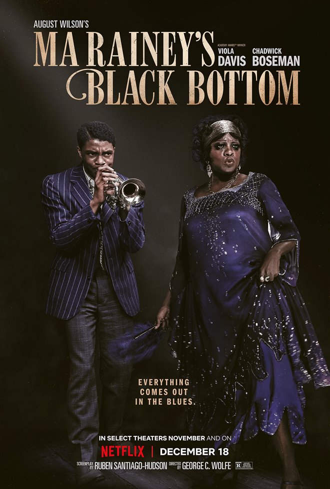 Ma Rainey's Black Bottom (Netflix) movie large poster.