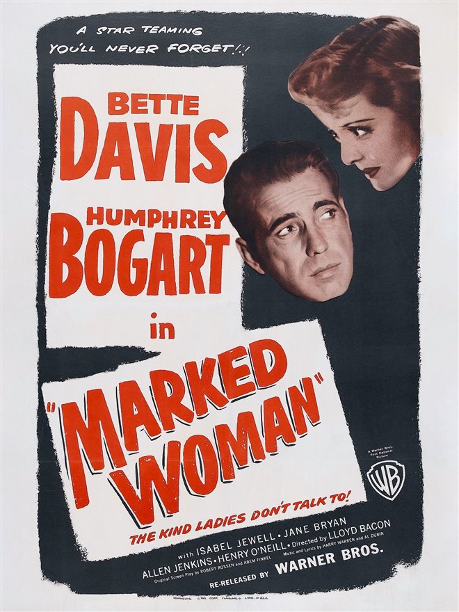 Marked Woman (1937) Large Poster
