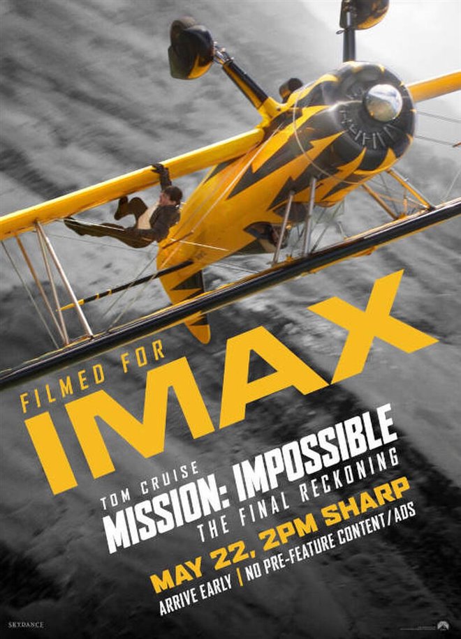 Mission: Impossible - The Final Reckoning IMAX Opening Day Fan Event Large Poster
