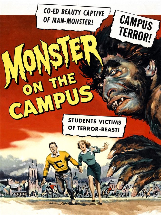 Monster on the Campus Large Poster