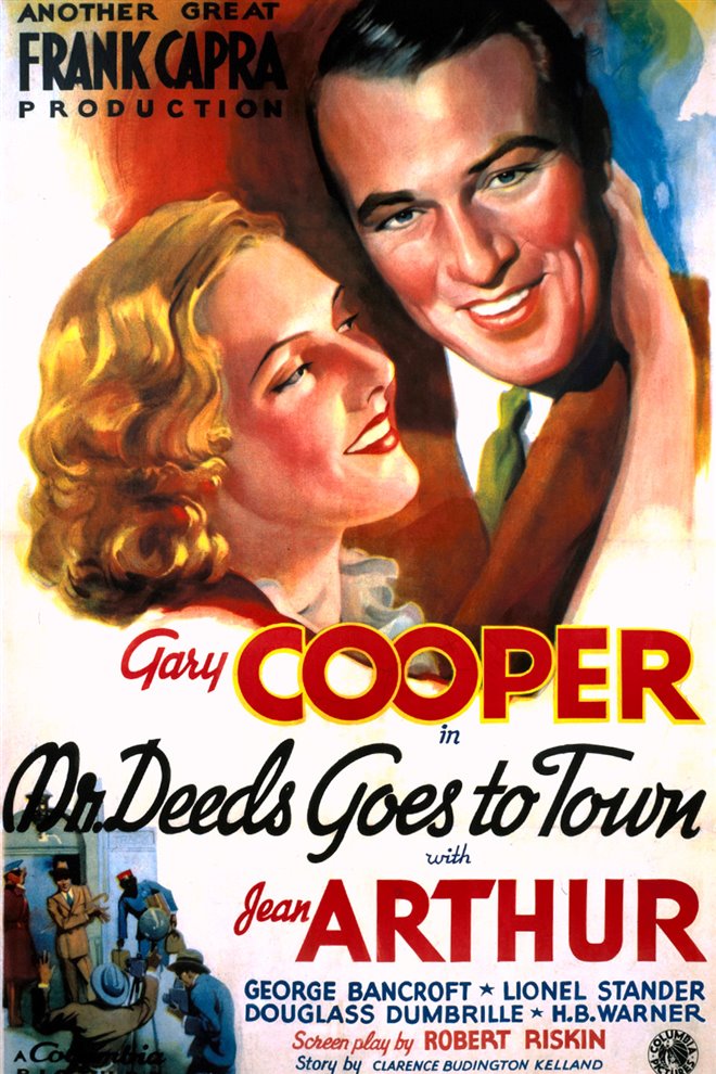 Mr. Deeds Goes to Town Large Poster