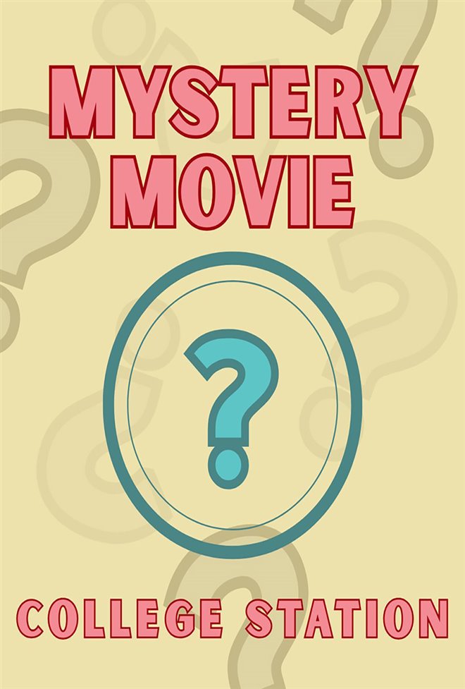 Mystery Movie at College Station Large Poster