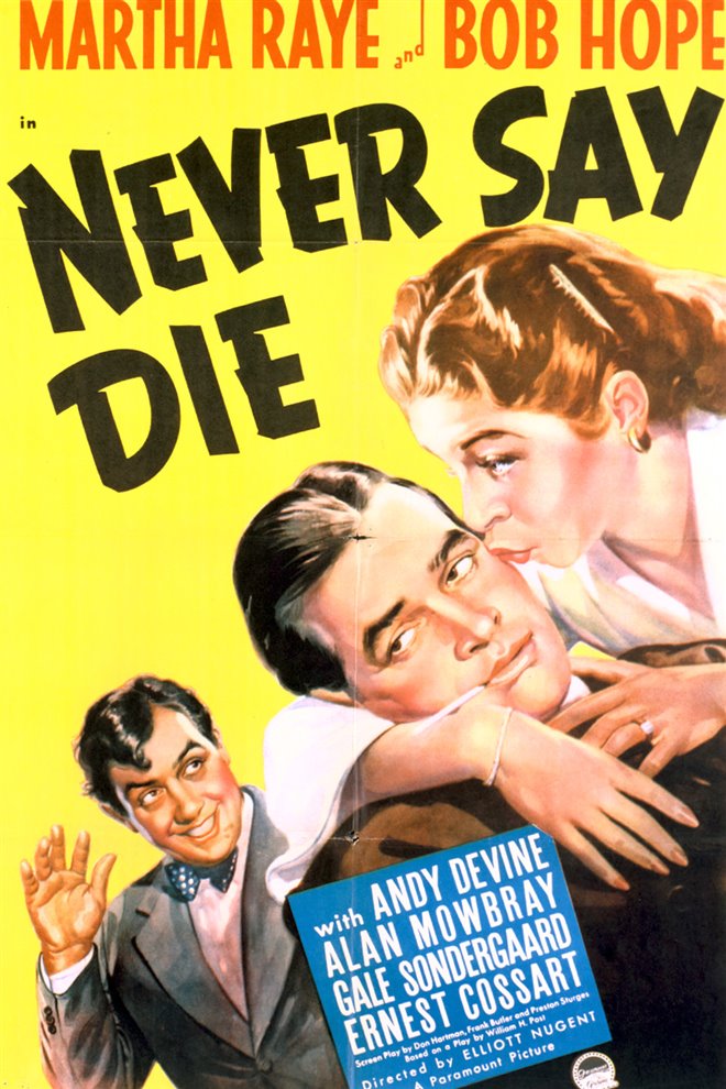 Never Say Die (1939) Large Poster