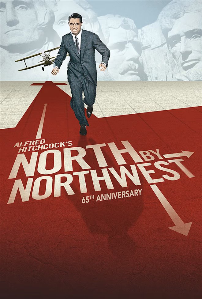 North by Northwest 65th Anniversary Large Poster