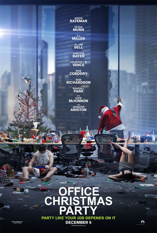 Office Christmas Party Large Poster