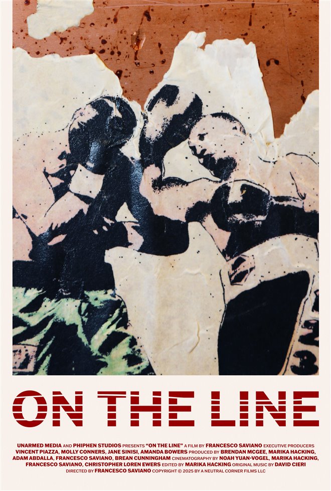 On the Line Large Poster