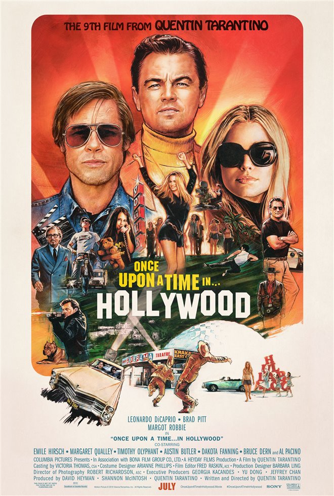 Once Upon a Time in Hollywood Large Poster