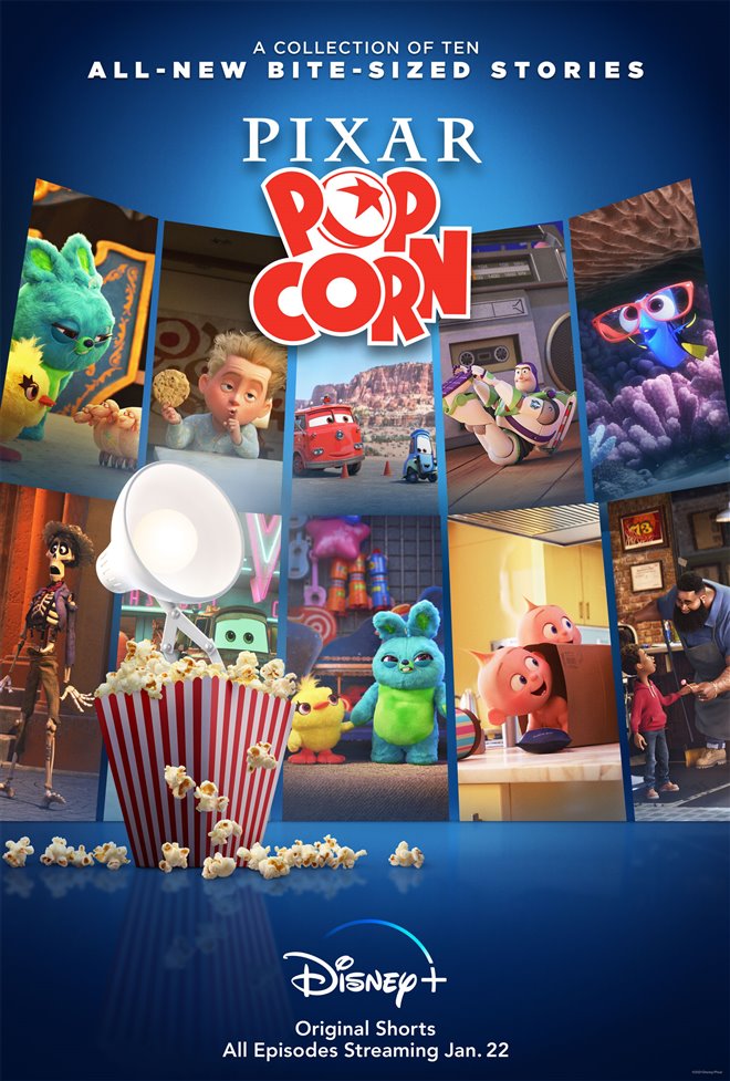 Pixar Popcorn (Disney+) Large Poster