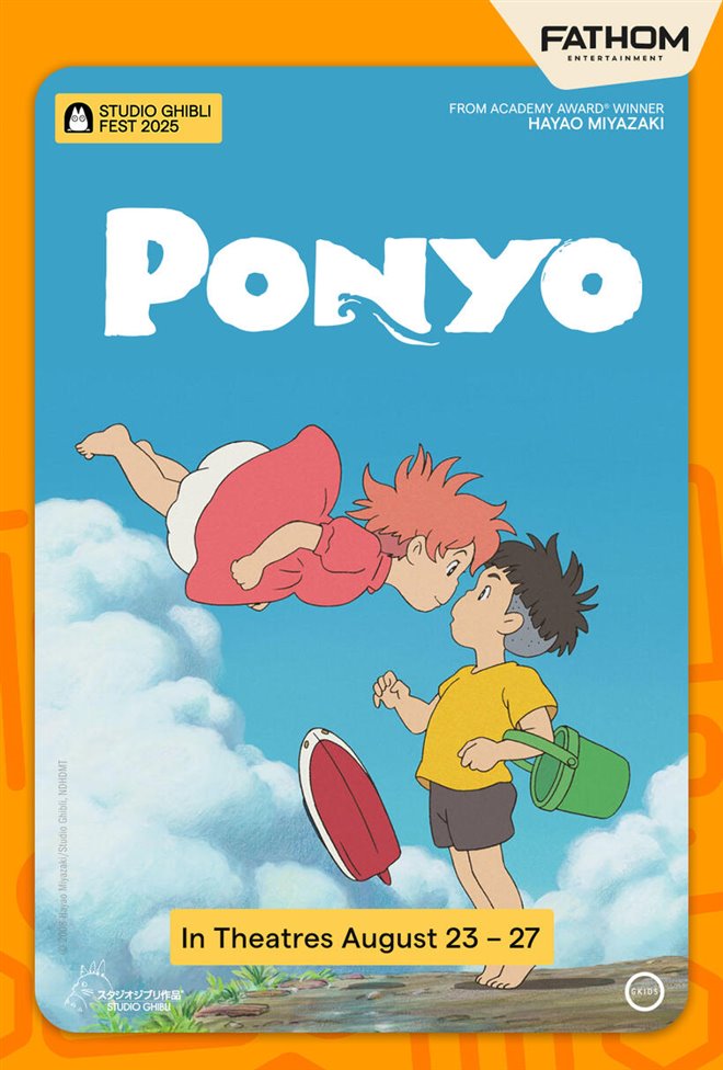 Ponyo - Studio Ghibli Fest 2025 Large Poster