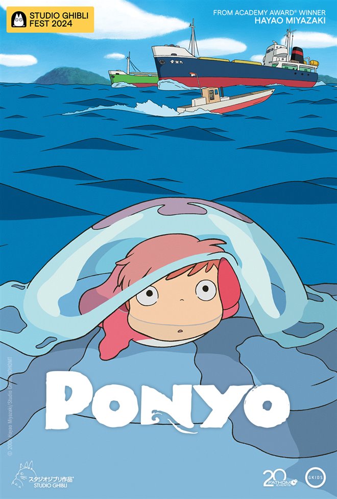 Ponyo - Studio Ghibli Fest 2024 Large Poster