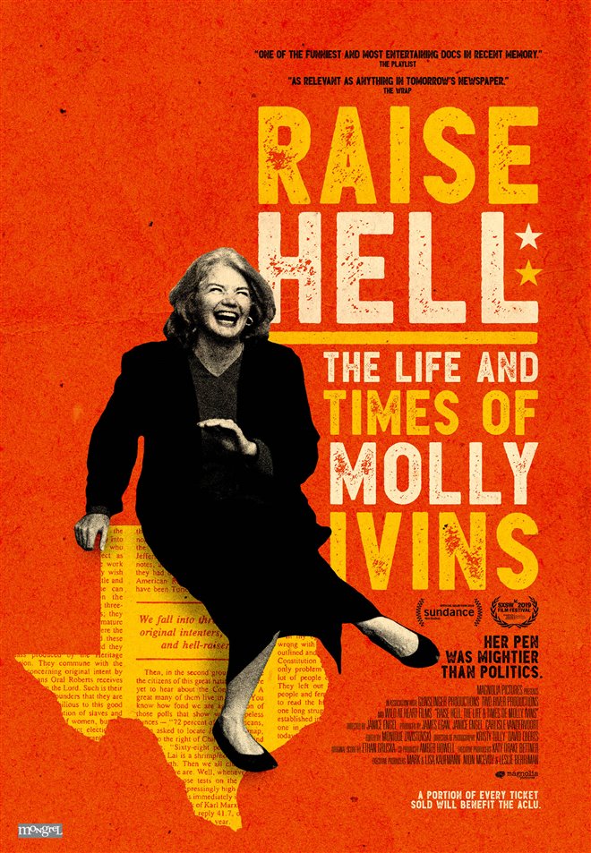 Raise Hell: The Life and Times of Molly Ivins Large Poster