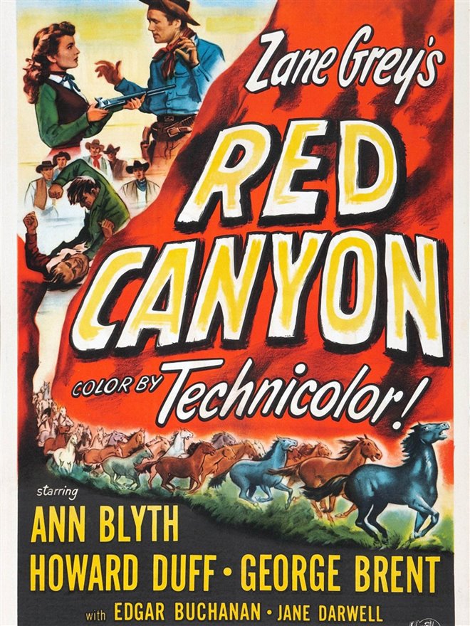 Red Canyon Large Poster