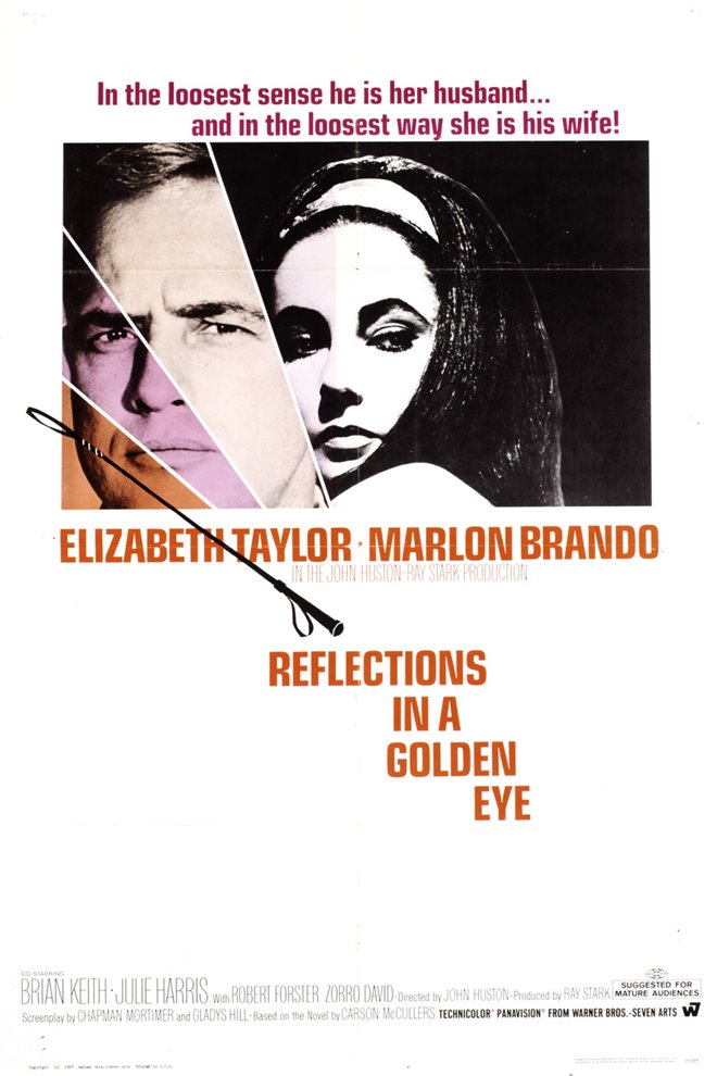 Reflections in a Golden Eye Large Poster