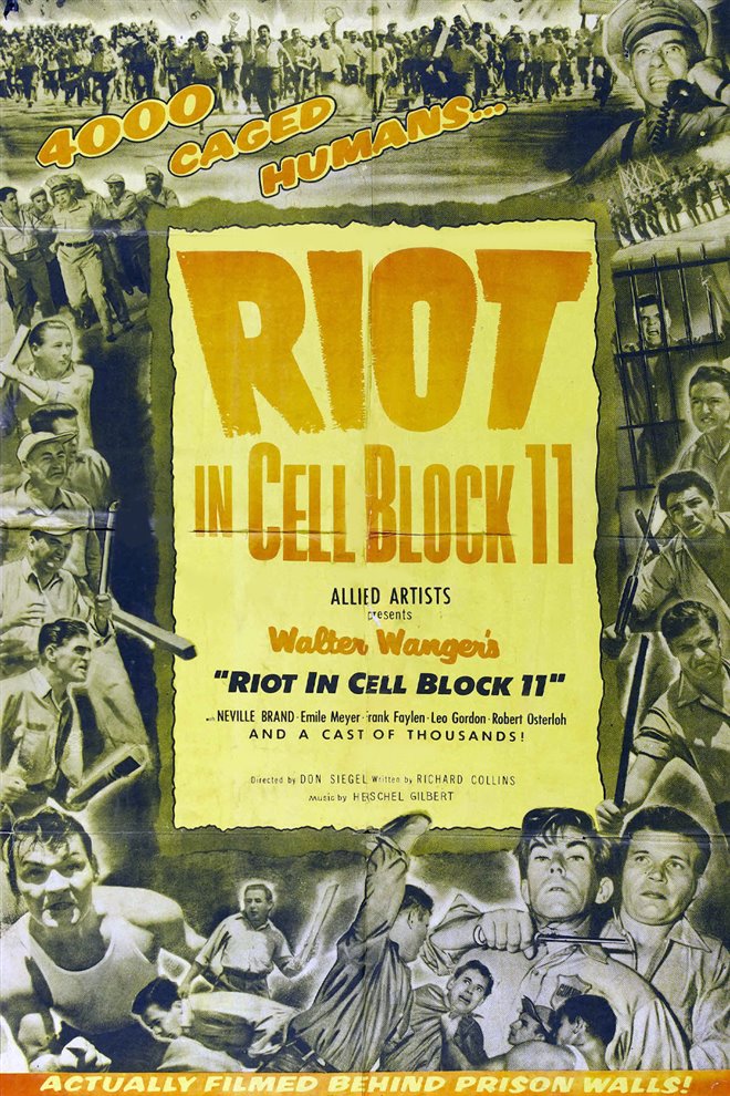 Riot in Cell Block 11 Large Poster
