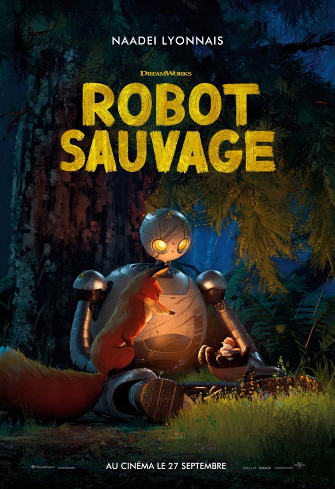 Robot sauvage Large Poster