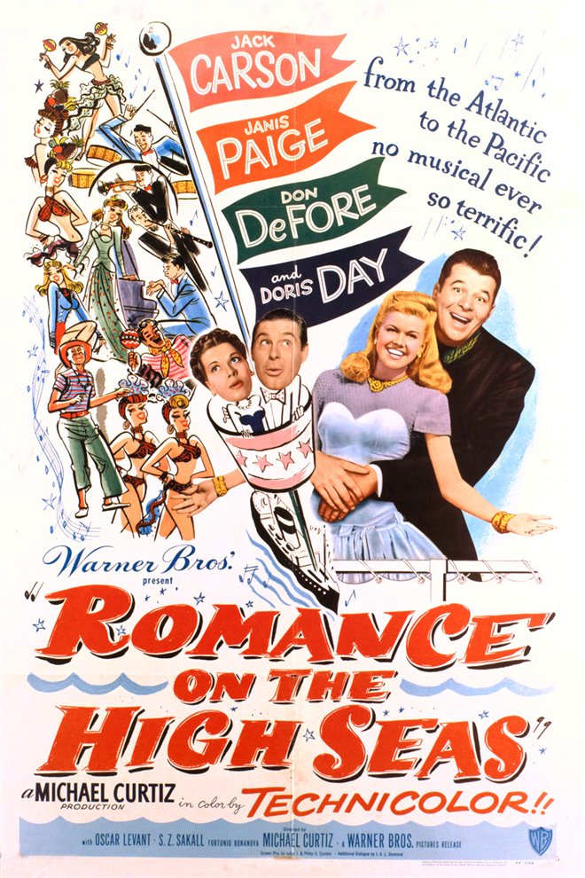 Romance on the High Seas Large Poster