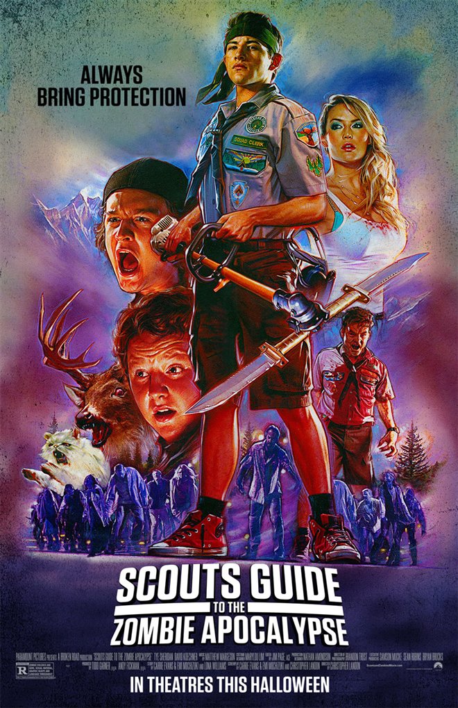 Scouts Guide to the Zombie Apocalypse Large Poster