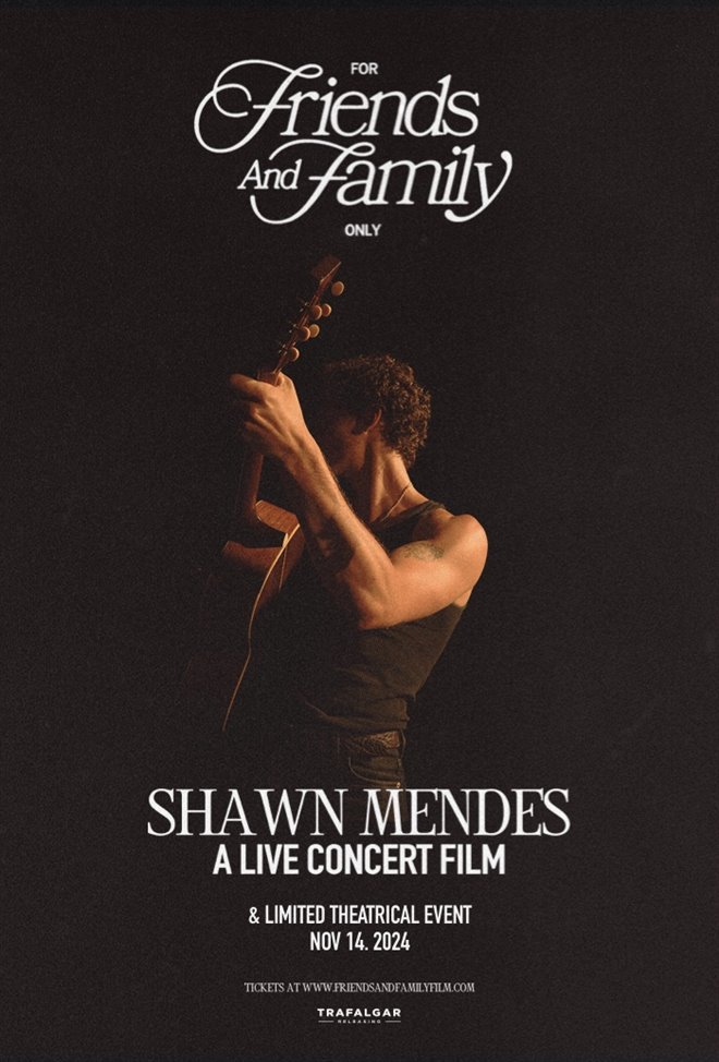 Shawn Mendes: For Friends and Family Only (A Live Concert Film) Large Poster