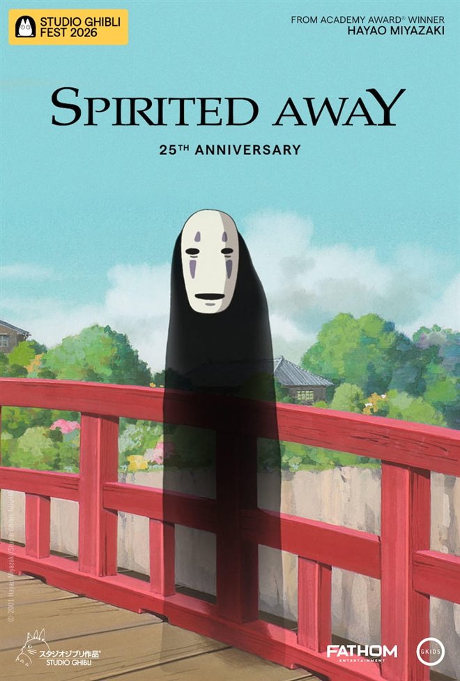 Spirited Away 25th Anniversary - Studio Ghibli Fest 2026 Large Poster