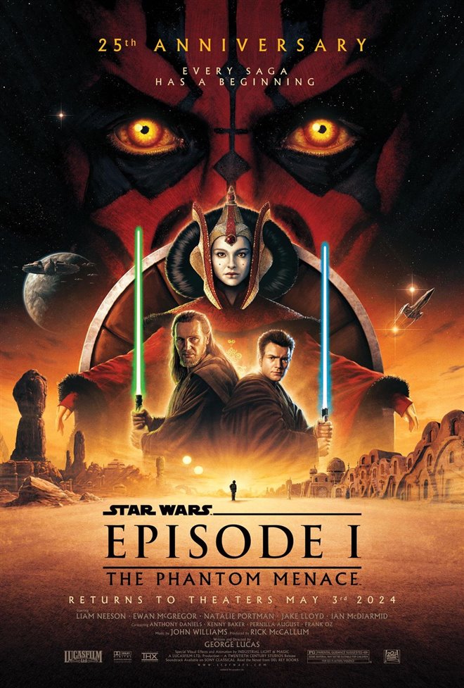 Star Wars: Episode I - The Phantom Menace (Dubbed in Spanish) Large Poster