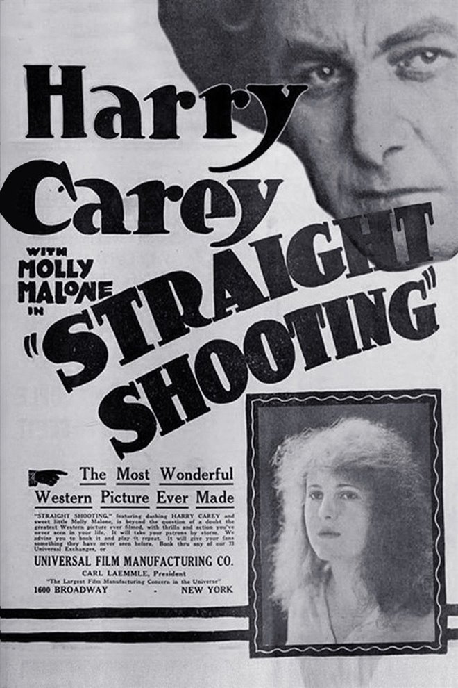 Straight Shooting (1917) Large Poster