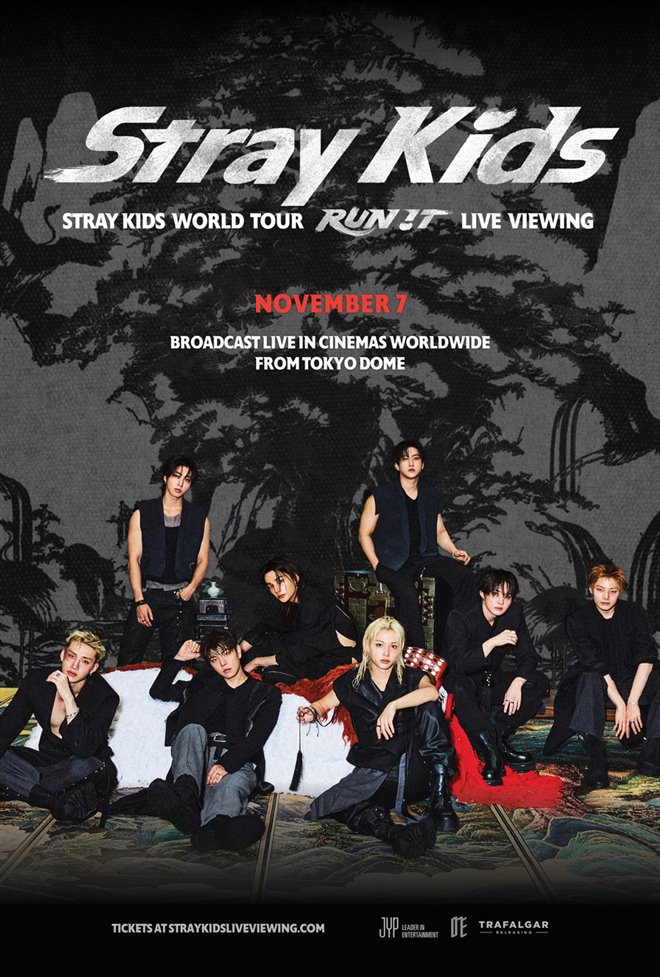 Stray Kids World Tour 'RUN IT' LIVE VIEWING Large Poster