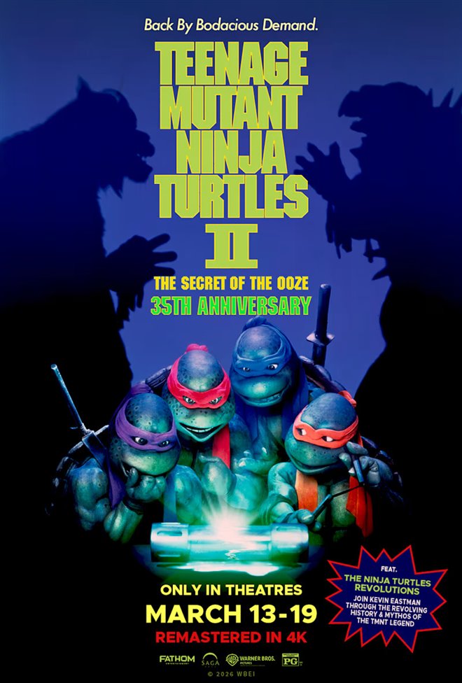 Teenage Mutant Ninja Turtles II: The Secret of the Ooze Large Poster