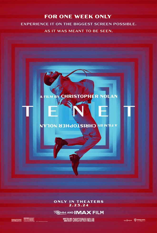 Tenet in 70mm Film Large Poster