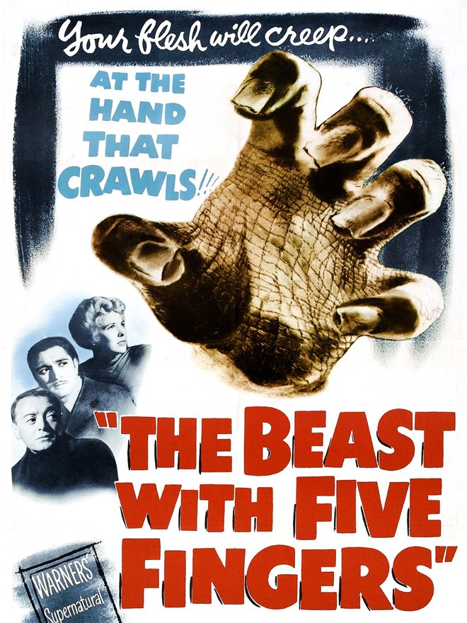 The Beast with Five Fingers Large Poster