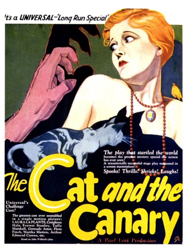 The Cat and the Canary Large Poster