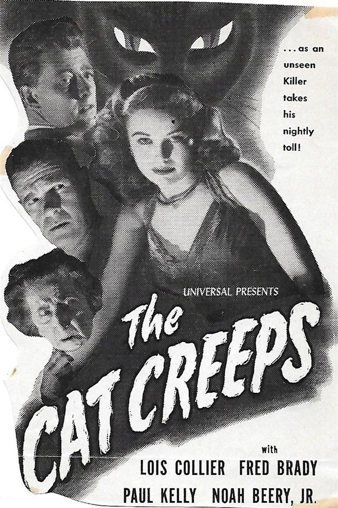 The Cat Creeps Large Poster