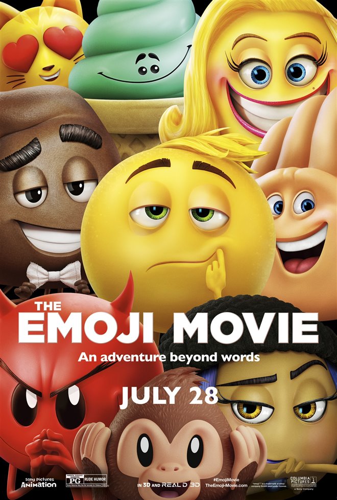 The Emoji Movie movie large poster.