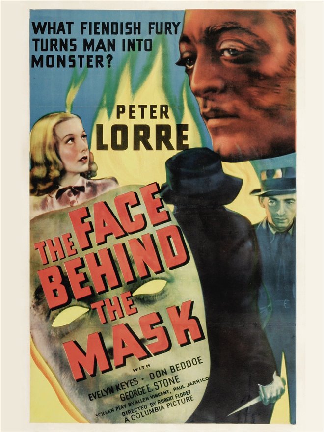 The Face Behind the Mask Large Poster