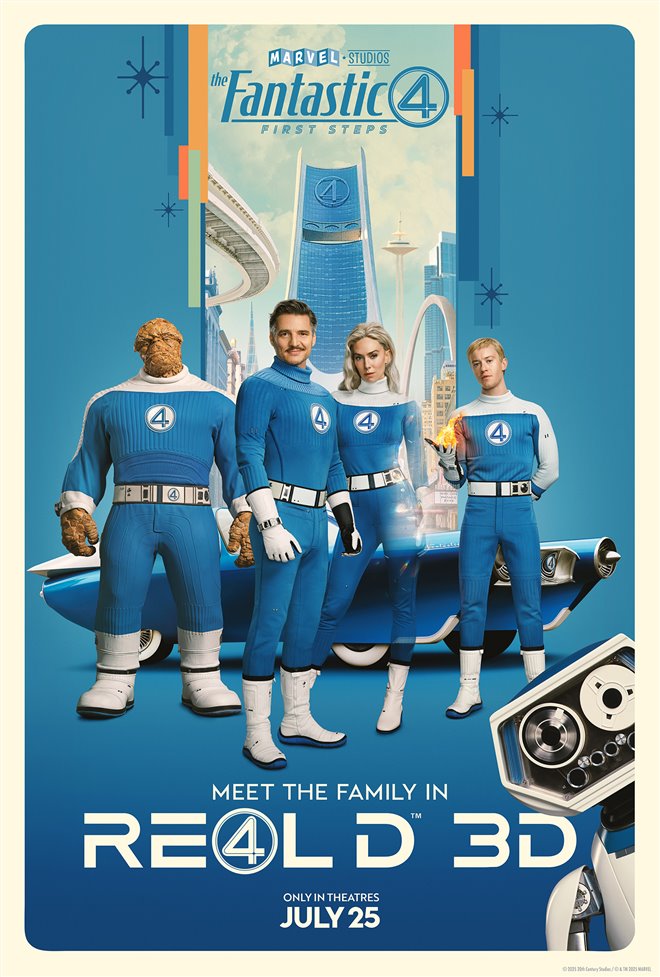 The Fantastic Four: First Steps XD RealD 3D Fan Event Large Poster