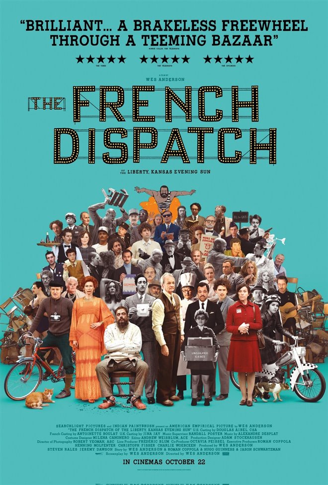 The French Dispatch Large Poster