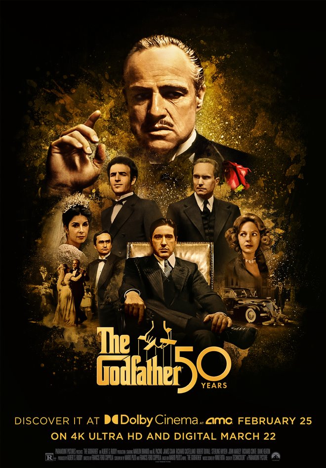 The Godfather 50 Years Large Poster