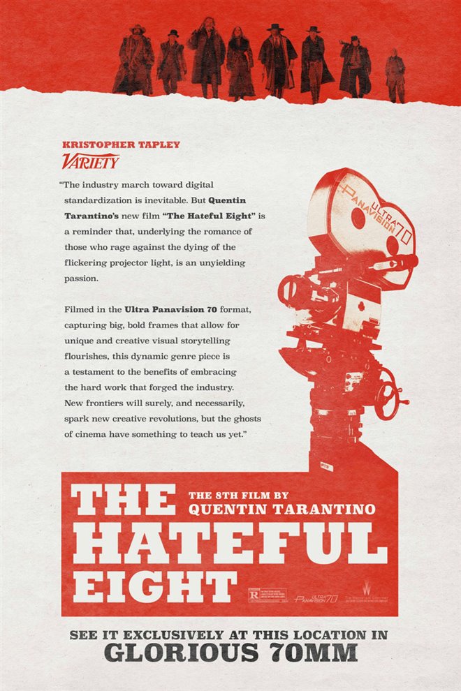 The Hateful Eight: 70mm Large Poster